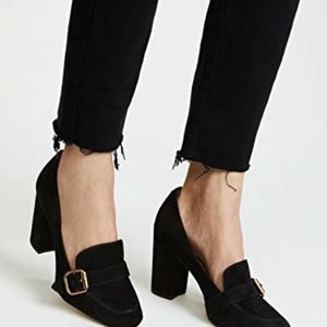 Sam Edelman Ellison Black Suede Pump Heels